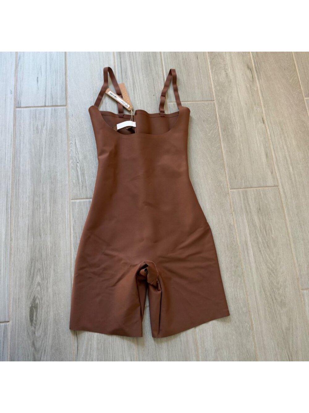 NWT SKIMS BODY CS OPEN BUST MID THIGH JASPER BODYSUIT SZ XL
